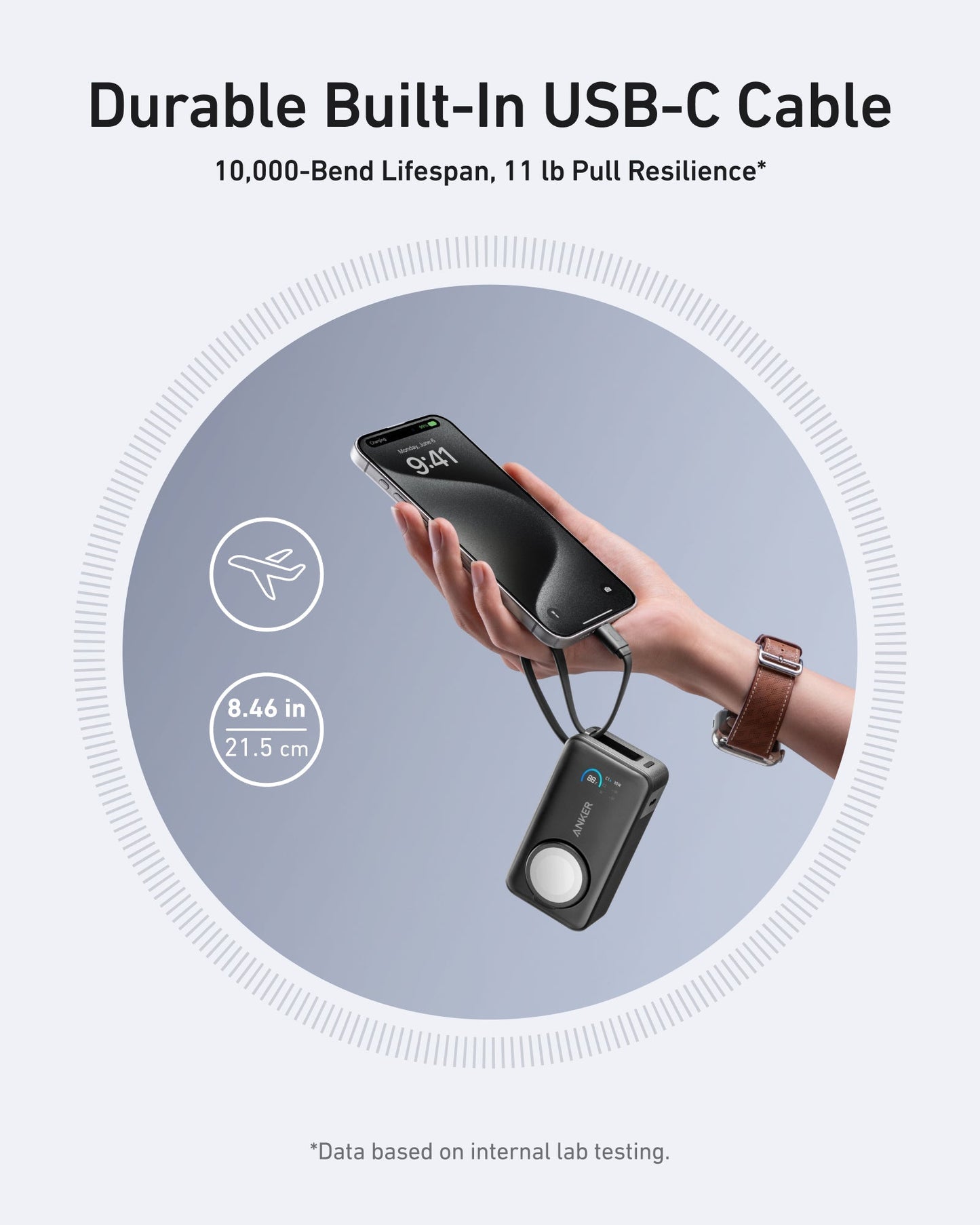 Anker MagGo Power Bank (10K, 35W, For Apple Watch) | Summer Gift