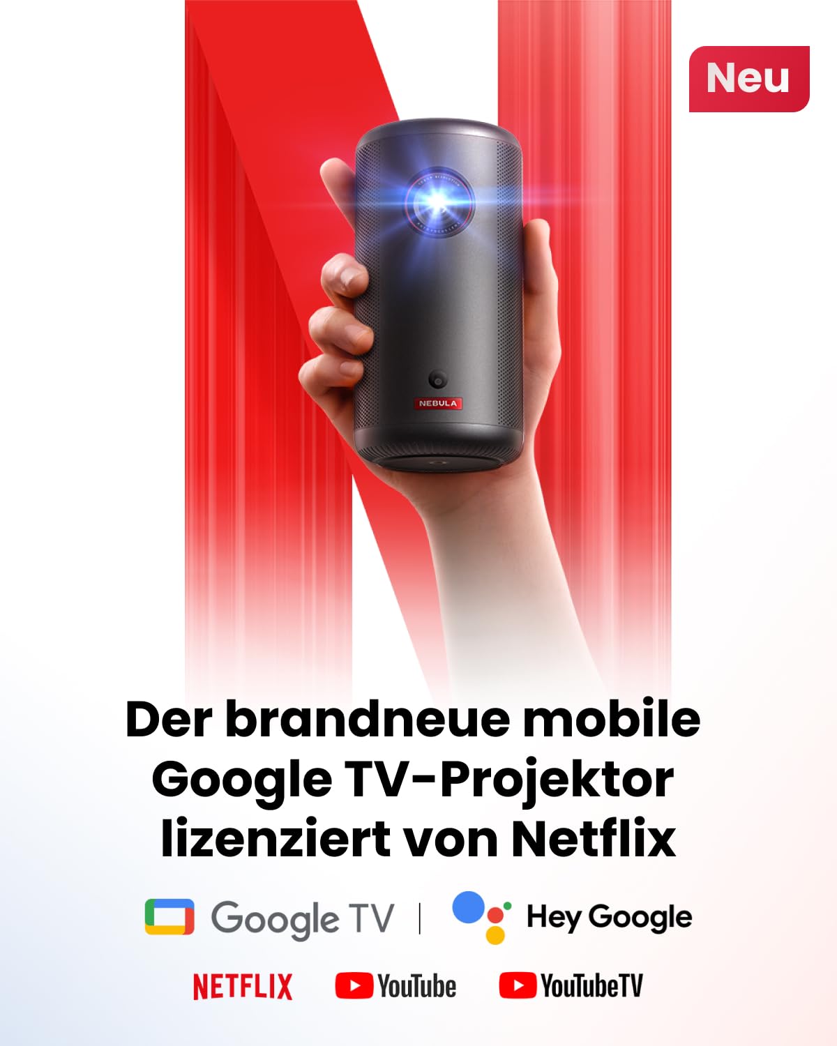 Capsule 3 1080p Mini Projector(Renewed)