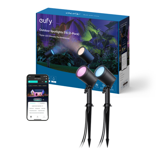 eufy Outdoor Spotlights E10 (2pack)