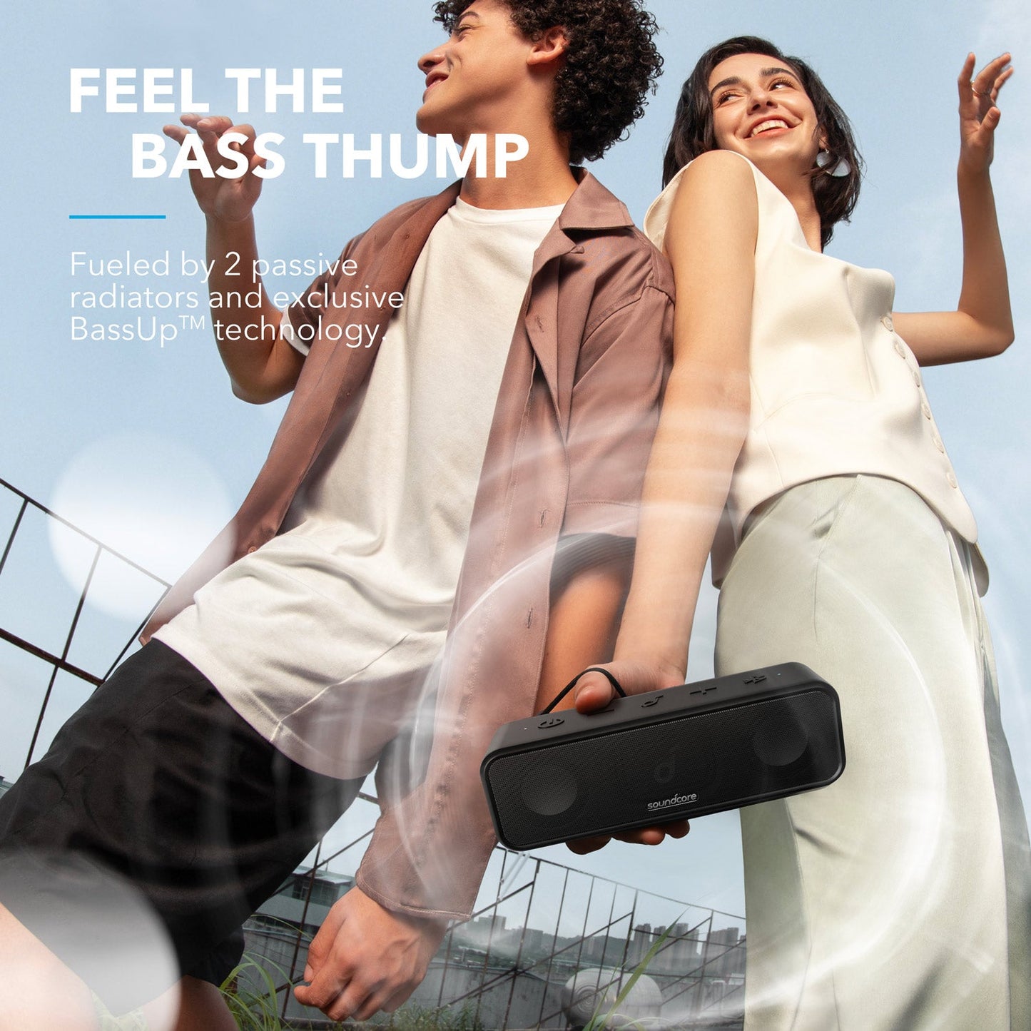 soundcore 3 | Bluetooth Speaker with Stereo Sound