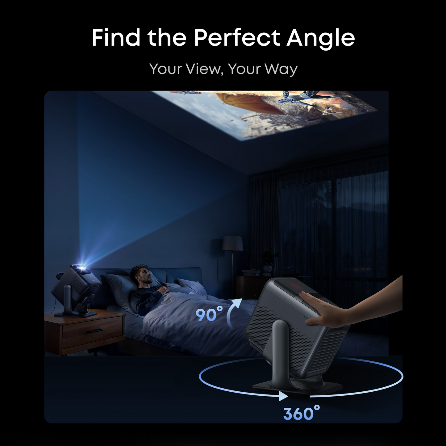 NEBULA X1 Gimbal Stand | Flexible & Auto-Lock