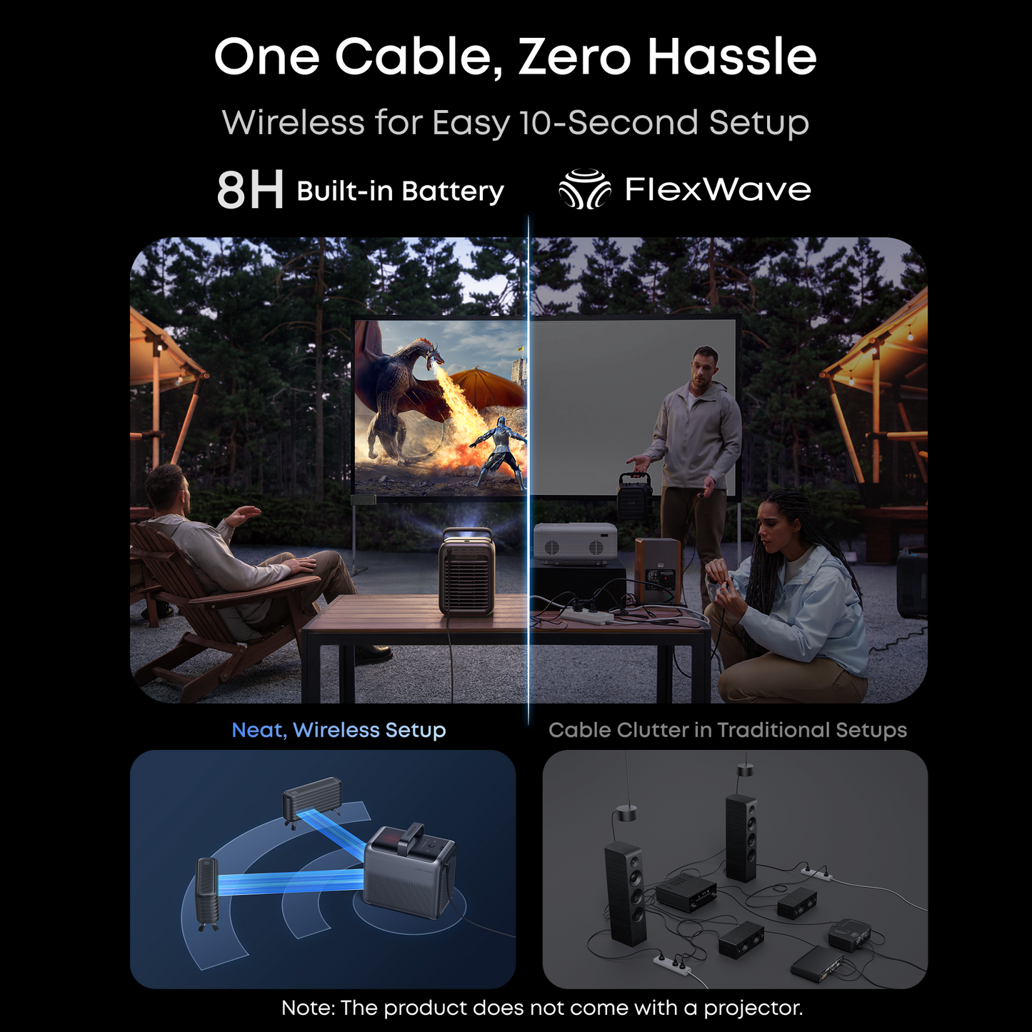 NEBULA X1 Wireless Satellite Speaker | Powerful Sound & Easy Setup