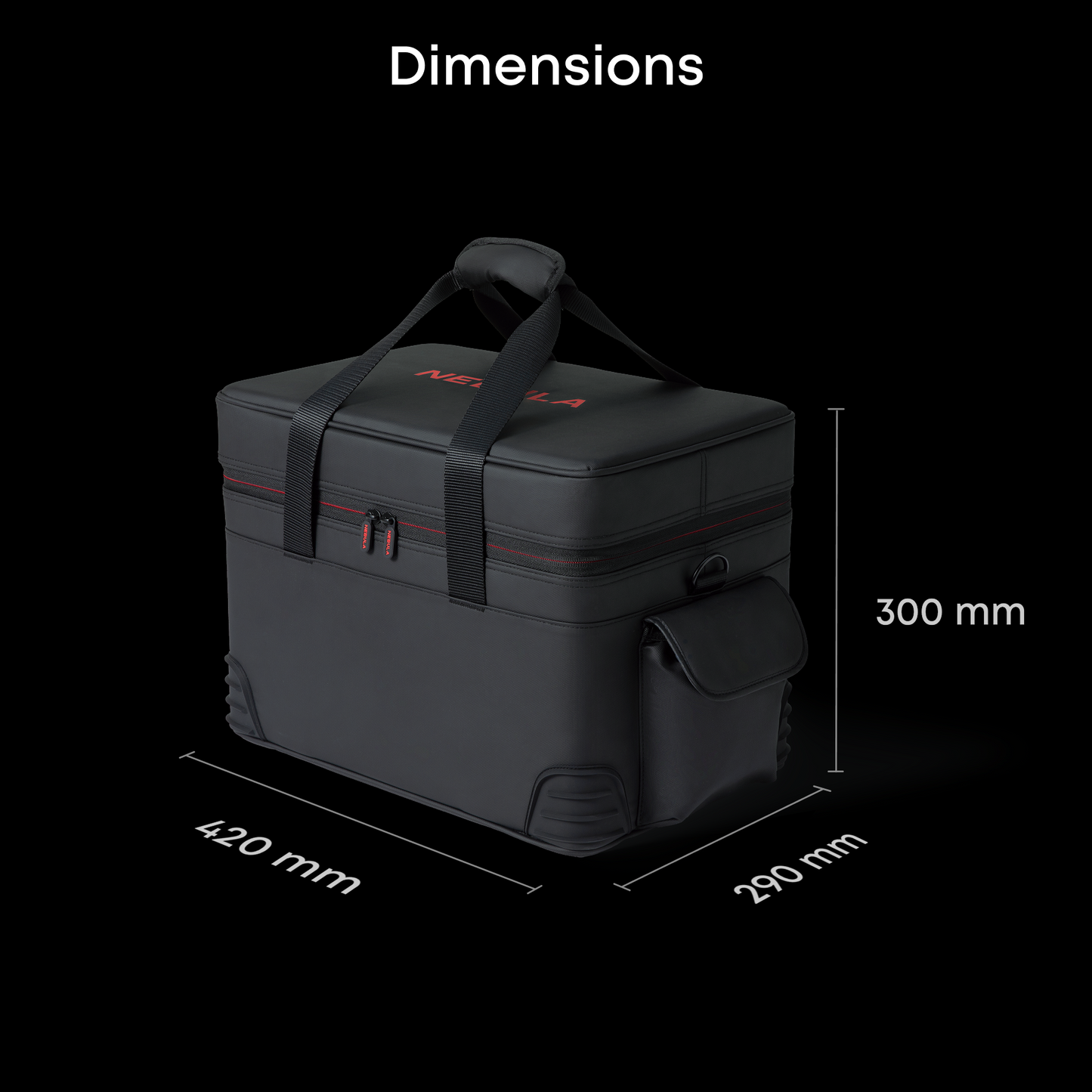 NEBULA X1 Carry Case｜Splash-Proof & Durable