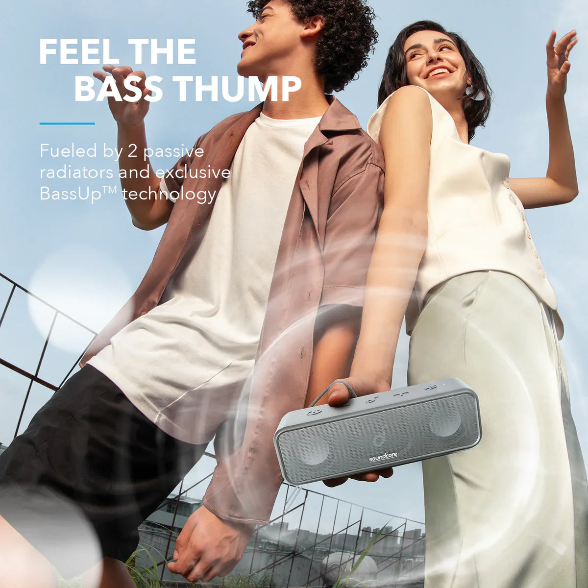 soundcore 3 | Bluetooth Speaker with Stereo Sound