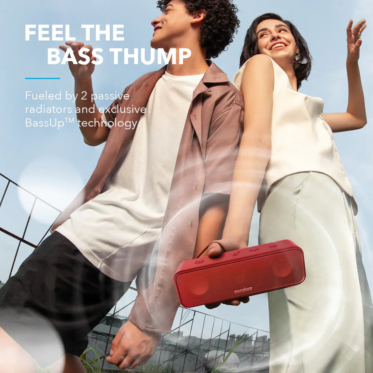 soundcore 3 | Bluetooth Speaker with Stereo Sound