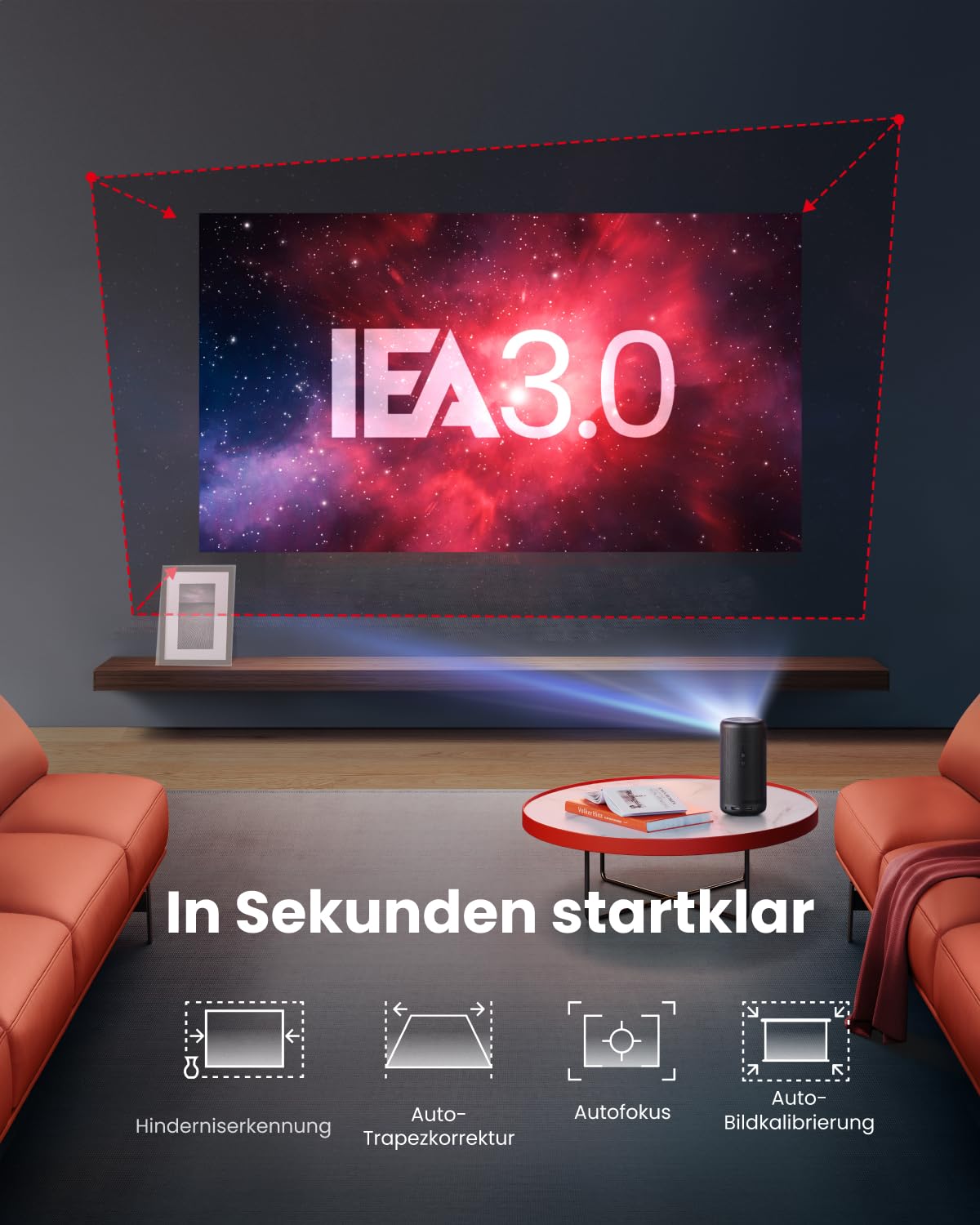 Capsule 3 1080p Mini Projector(Renewed)